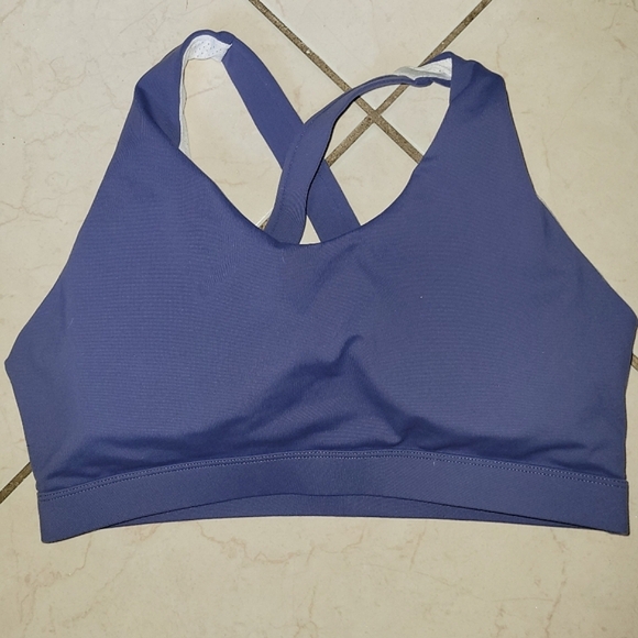 None Other - Stylish Indigo Sports Bra for Women Size L